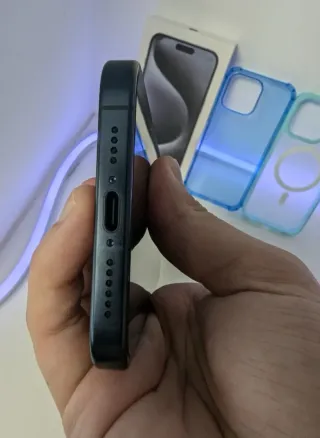 iPhone 15 Pro Max Azul 100%