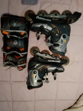 Patines Boomerang talla 39-40 + Kit Protección