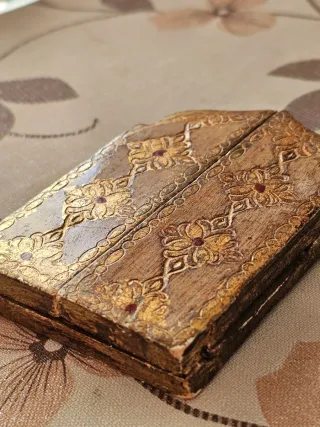 Trittico Devozionale Madonna dell'Uva Legno