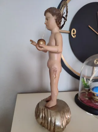 TALLA MADERA/ NIÑO JESUS  DE PRAGA.CAP I POTA