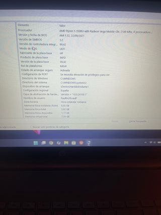 HP 15s-eq0xxx Ryzen 5 3500U Plata