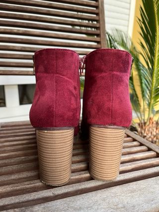 Botines granates Marypaz talla 41