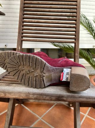 Botines granates Marypaz talla 41