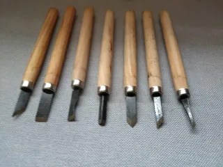 Lote herramientas  carpintero gubias y buriles