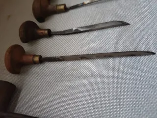 Lote herramientas  carpintero gubias y buriles