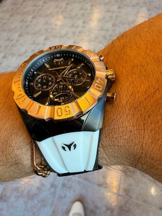 TechnoMarine Cruise Cronógrafo Oro Rosa Negro