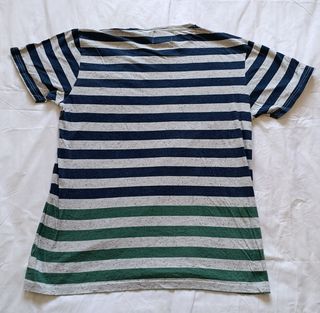 Camiseta Springfield XXL Rayas Azul y Verde