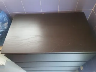 Cajonera de madera negra