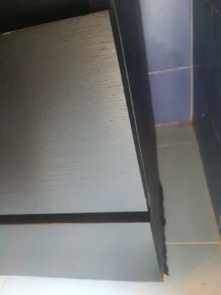 Cajonera de madera negra