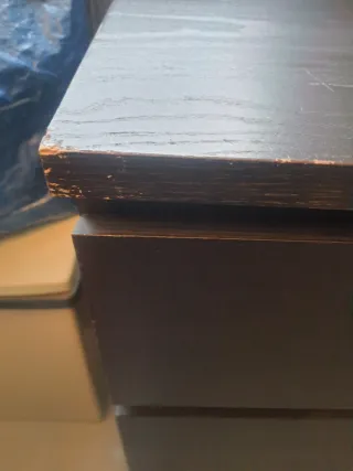 Cajonera de madera negra