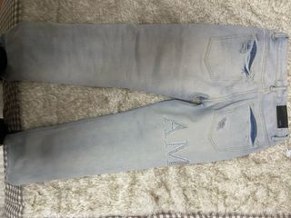 Pantalones Amiri Azules Rotos