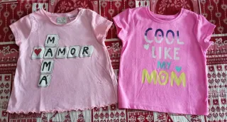 Lote 8 camisetas niña