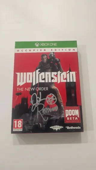 Wolfenstein autografiado