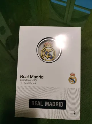 Cuaderno 3D Real Madrid