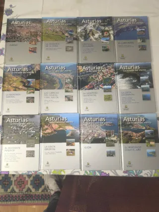 Colección de libros con DVD de Asturias