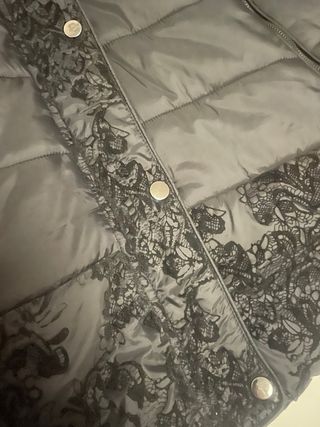 Abrigo/Parka Negra Mujer