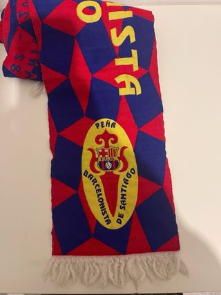 Bufanda FC Barcelona Peña Santiago 2008