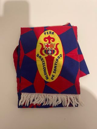 Bufanda FC Barcelona Peña Santiago 2008