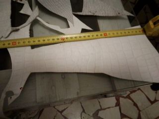 Ritagli pelle stampa coccodrillo
