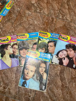 Revistas antiguas de fotonovelas Coral