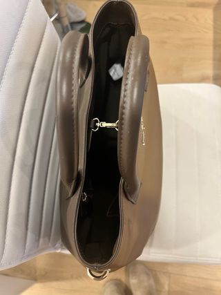 Bolso Piel Roberto Verino RV Marrón y Dorado