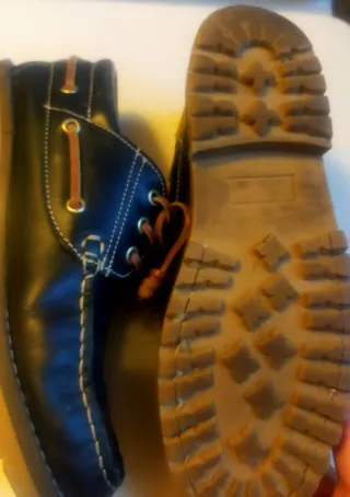 Zapatos náuticos unisex azul marino