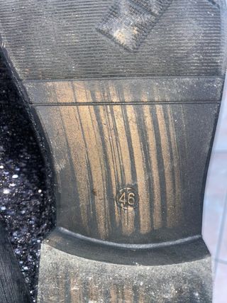 Scarpe uomo glitter nere e argento