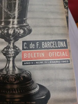 Boletín Oficial C. de F. Barcelona 1983