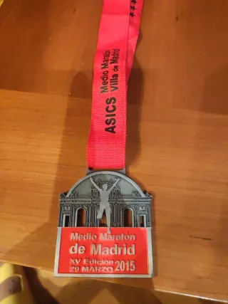 Medalla Medio Maratón Madrid 2015 XV Edición
