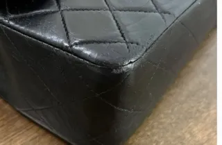 Borsa Chanel Classic Double Flap Agnello Vintage