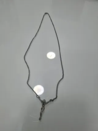 Colgante Cristo Dalí Plata