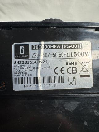 Piastra Grill Elettrica Aigostar 1500W