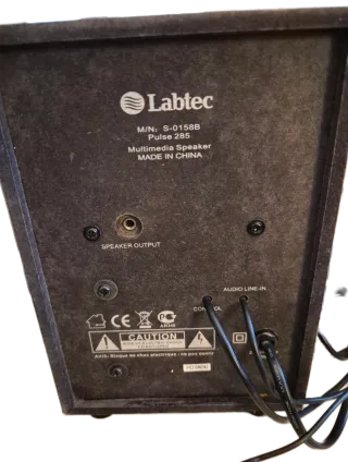 Altavoces Labtec Negros para Ordenador