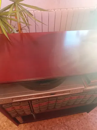 Mueble madera con ruedas para TV