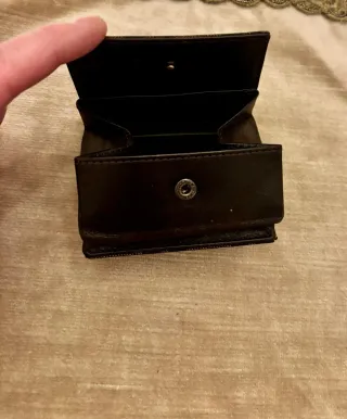 Portamonete Fendi Vintage con motivo FF jacquard