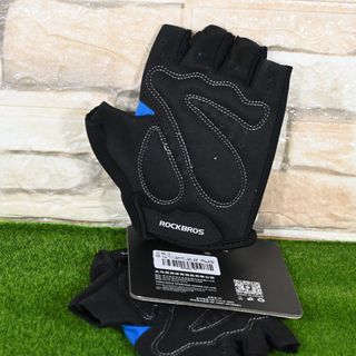 Luvas Rockbros Meio Dedo Antiderrapantes M