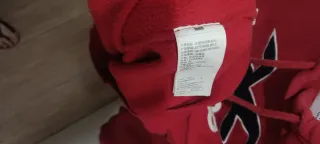 Sudadera Hollister Roja con Capucha