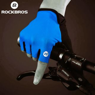 Luvas Rockbros Meio Dedo Antiderrapantes