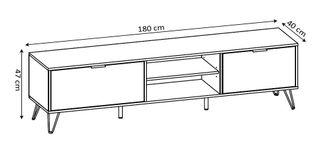 Mueble TV 180x47 ¡ENVIO Y PAGO EN CASA!