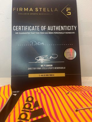 Guante Adidas Dida Firmado Certificado