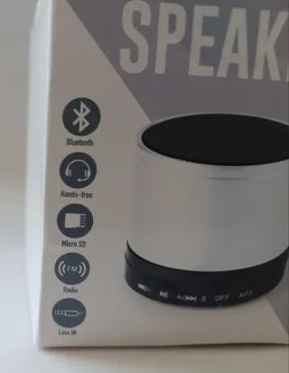 Altavoz Bluetooth Mini Blanco