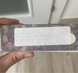 Lenzuola matrimoniali pizzo macramè artigianale