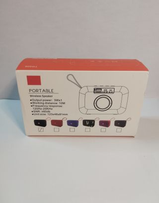 Altavoz Bluetooth T&G TG-113 Negro