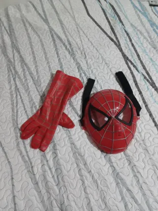 Disfraz Spiderman: Máscara y Guante