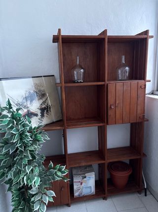 Estantería de madera 1,80m