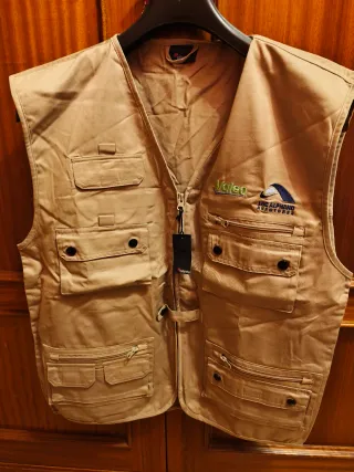 Chaleco Multibolsillos Beige