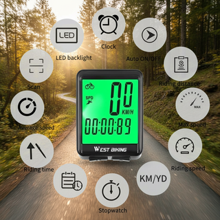 Ciclocomputador West Biking para Bicicleta