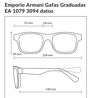 Gafas Graduadas Emporio Armani EA1079 3094