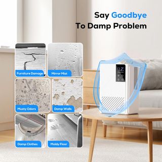 Deumidificatore Portatile Silenzioso 2500ml