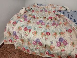 Traje de fallera multicolor